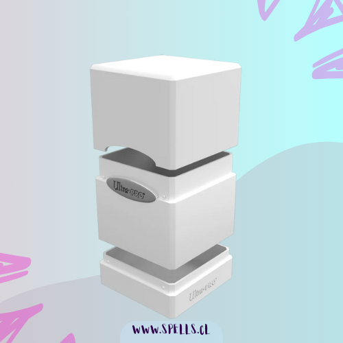 ULTRA PRO DECK BOX SATIN TOWER - WHITE