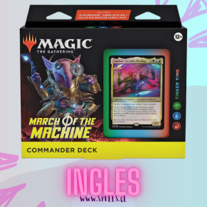 MTG MARCH OF MACHINE DECK COMMANDER - TINKER TIME - INGLES