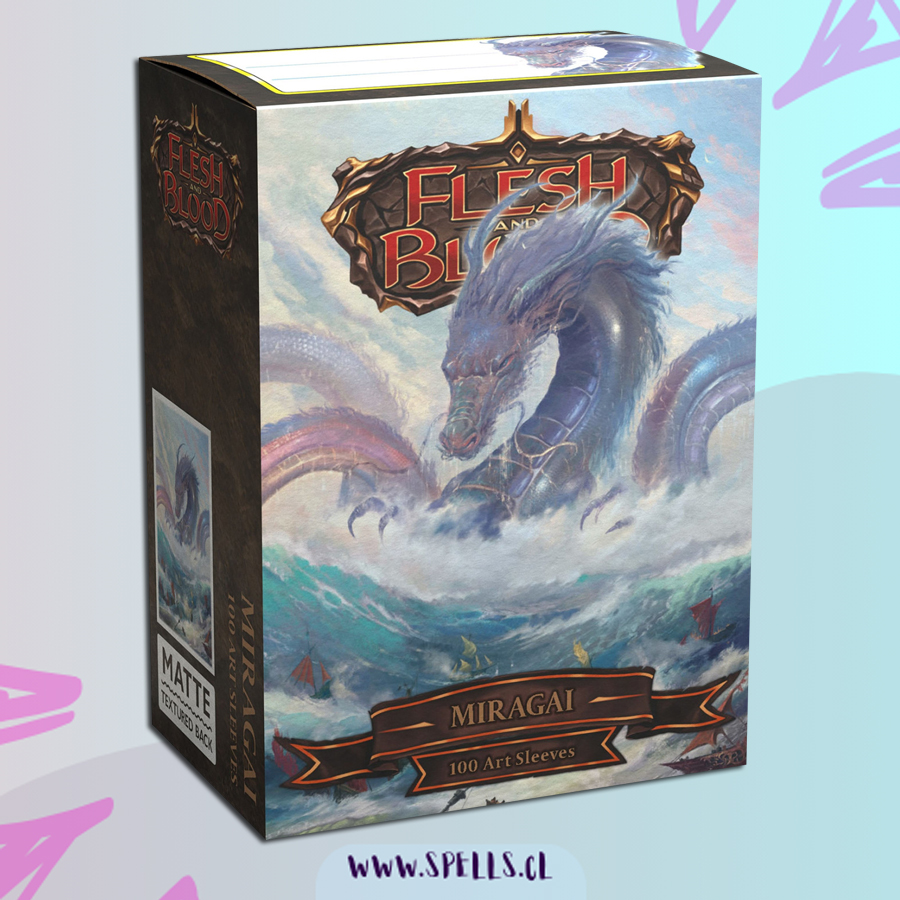 Dragon Shield Sleeves: Art Matte - Flesh And Blood - Miragai