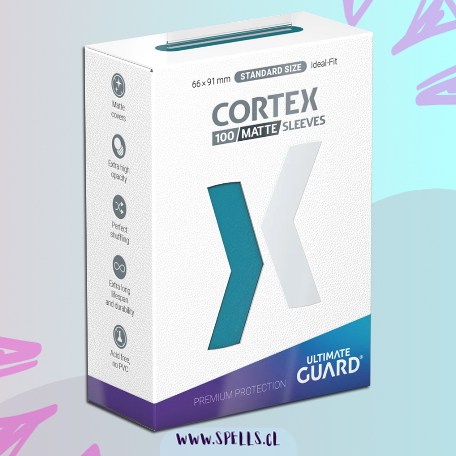 ULTIMATE GUARD - Cortex Sleeves Matte Standard Size - Petrol