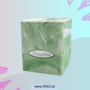 ULTRA PRO DECK BOX SATIN - Light Green/White