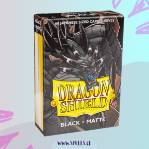 Dragonshield – Matte Sleeves – Japanese Size - Black