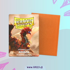 Dragonshield – Matte Sleeves – Japanese Size - Amber