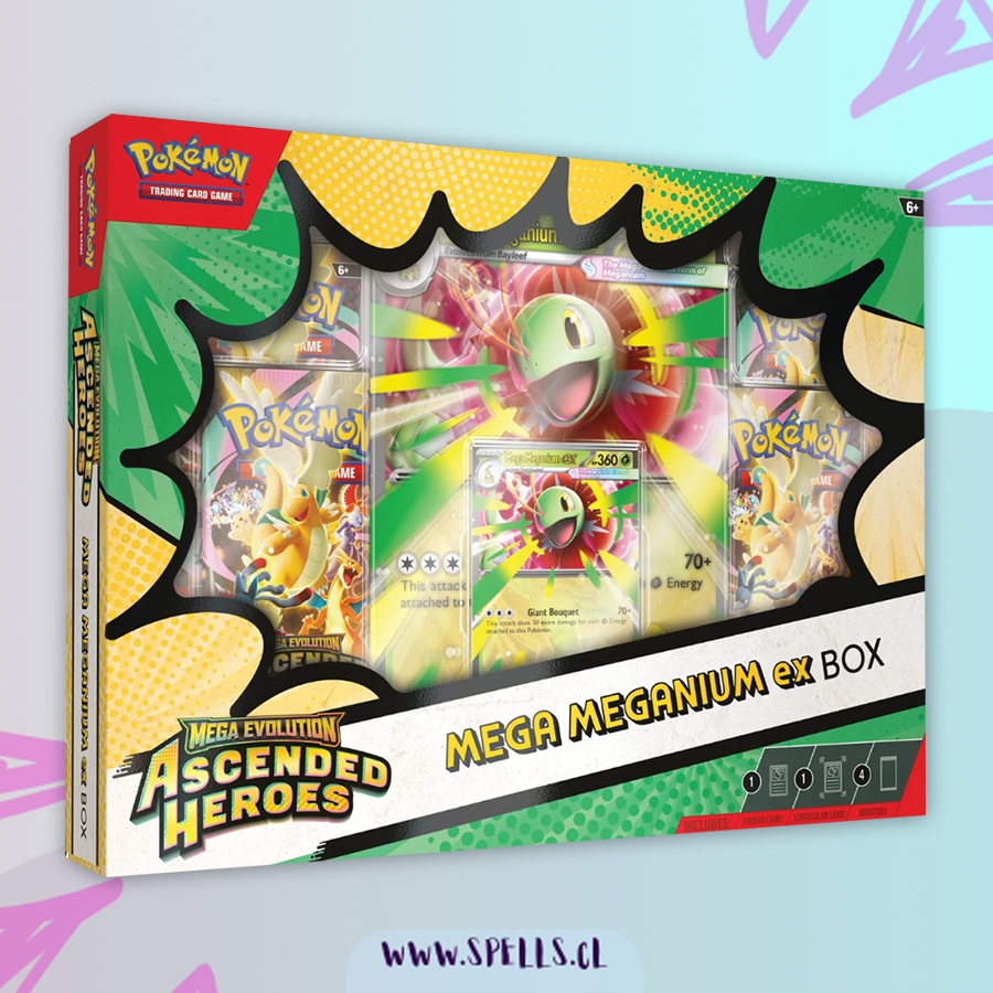 Pokemon TCG: Mega Meganium Ex Box