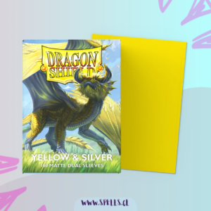 Dragon Shield Sleeves: Yellow Silver