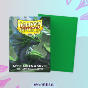 Dragon Shield Sleeves: Apple Green Silver