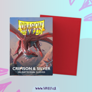 Dragon Shield Sleeves: Crimson Silver