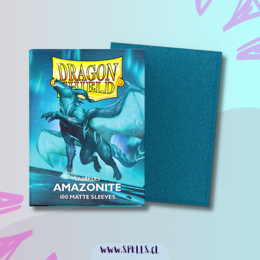 DRAGON SHIELD MATTE X100 - AMAZONITE
