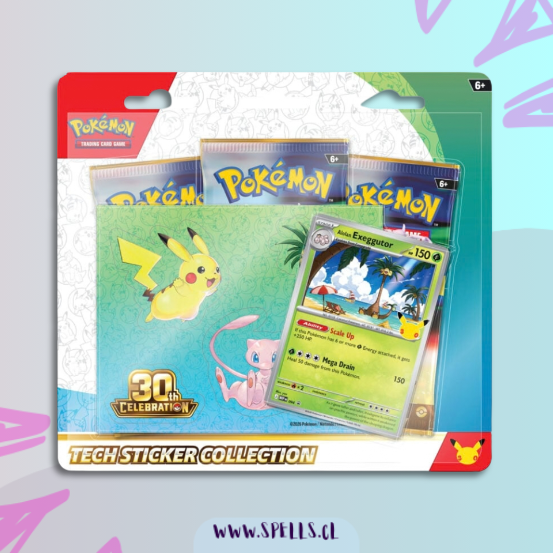 POKEMON TCG - 30 Aniversario - Sticker Exeggutor