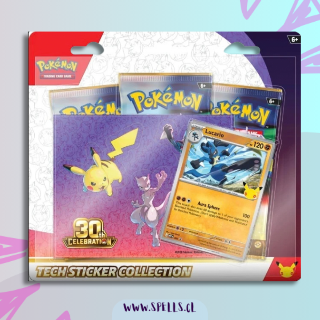 POKEMON TCG - 30 Aniversario - Sticker Lucario